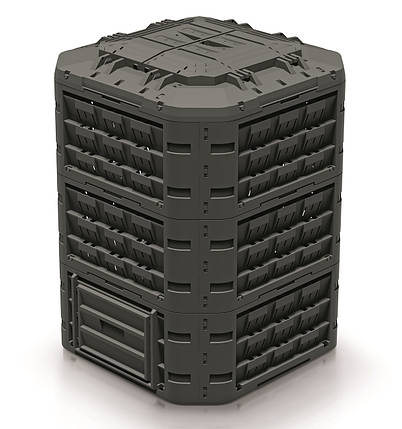 Компостер Prosperplast Compogreen Vario, чорний, 950 л, фото 1