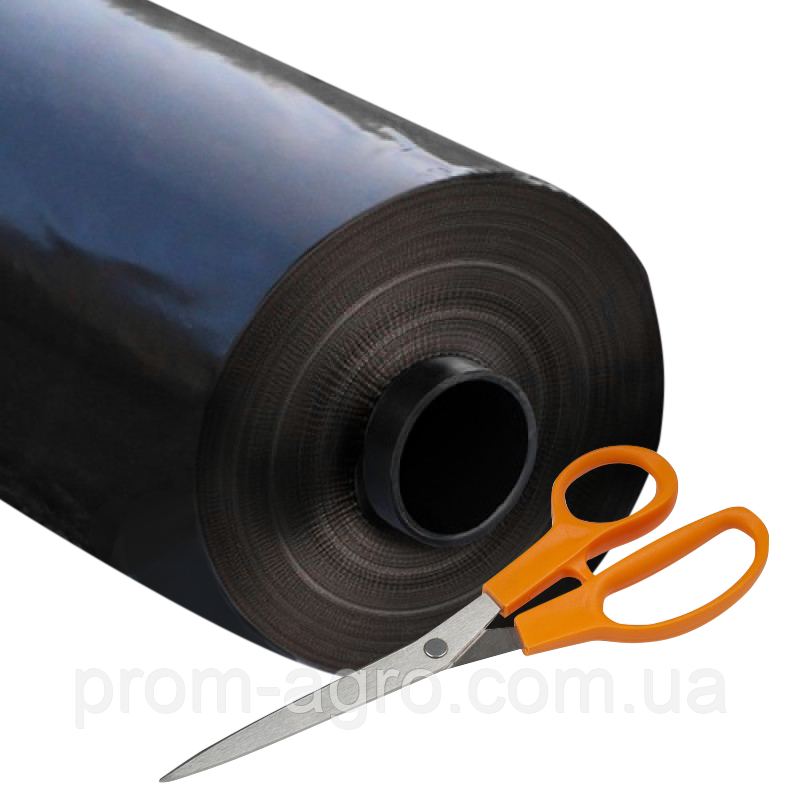 Плівка чорна 100 мкм, 3 м ширина Так