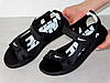 Босоніжки чоловічі шкіряні спортивні чорні 45р, фото 2
