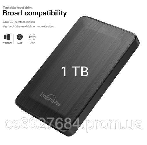 Жесткий диск 1TB UnionSine (TOSHIBA, WD) - HD2513 для ПК / MacOS / PS4 ...