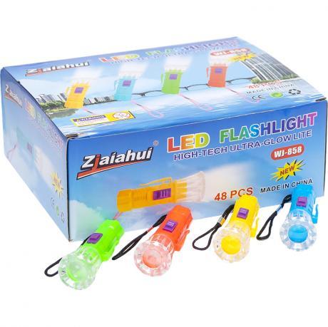Ліхтарик LED WJ-858, ,3*AG3, 85*30*20мм MZOPT