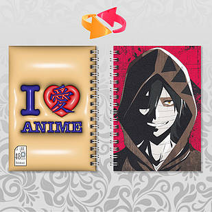 Блокнот Аніме А6 на пружині Angels Of Death / Янголи смерті 48 аркушів 005