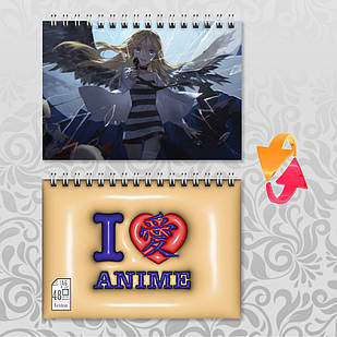 Блокнот Аніме А6 на пружині Angels Of Death / Янголи смерті 48 аркушів 008