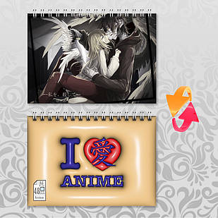 Блокнот Аніме А6 на пружині Angels Of Death / Янголи смерті 48 аркушів 010