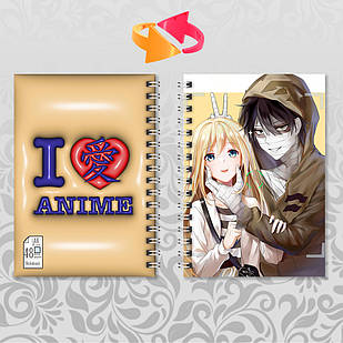 Блокнот Аніме А6 на пружині Angels Of Death / Янголи смерті 48 аркушів 011