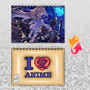 Блокнот Аніме А6 на пружині Angels Of Death / Янголи смерті 48 аркушів 013