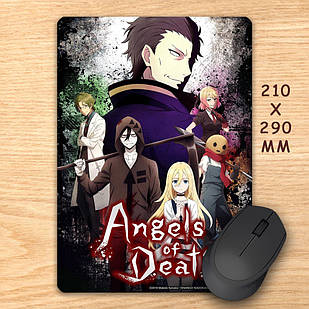 Килимок для миші 210х290 мм Angels Of Death / Янголи смерті
