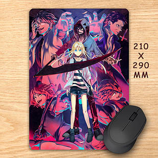 Килимок для миші 210х290 мм Angels Of Death / Янголи смерті 007