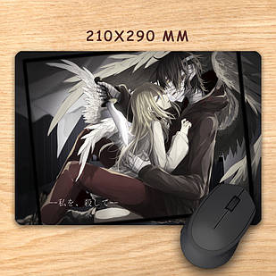 Килимок для миші 210х290 мм Angels Of Death / Янголи смерті 010
