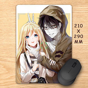 Килимок для миші 210х290 мм Angels Of Death / Янголи смерті 011