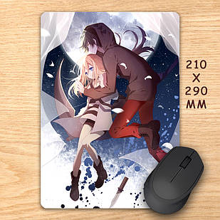 Килимок для миші 210х290 мм Angels Of Death / Янголи смерті 012