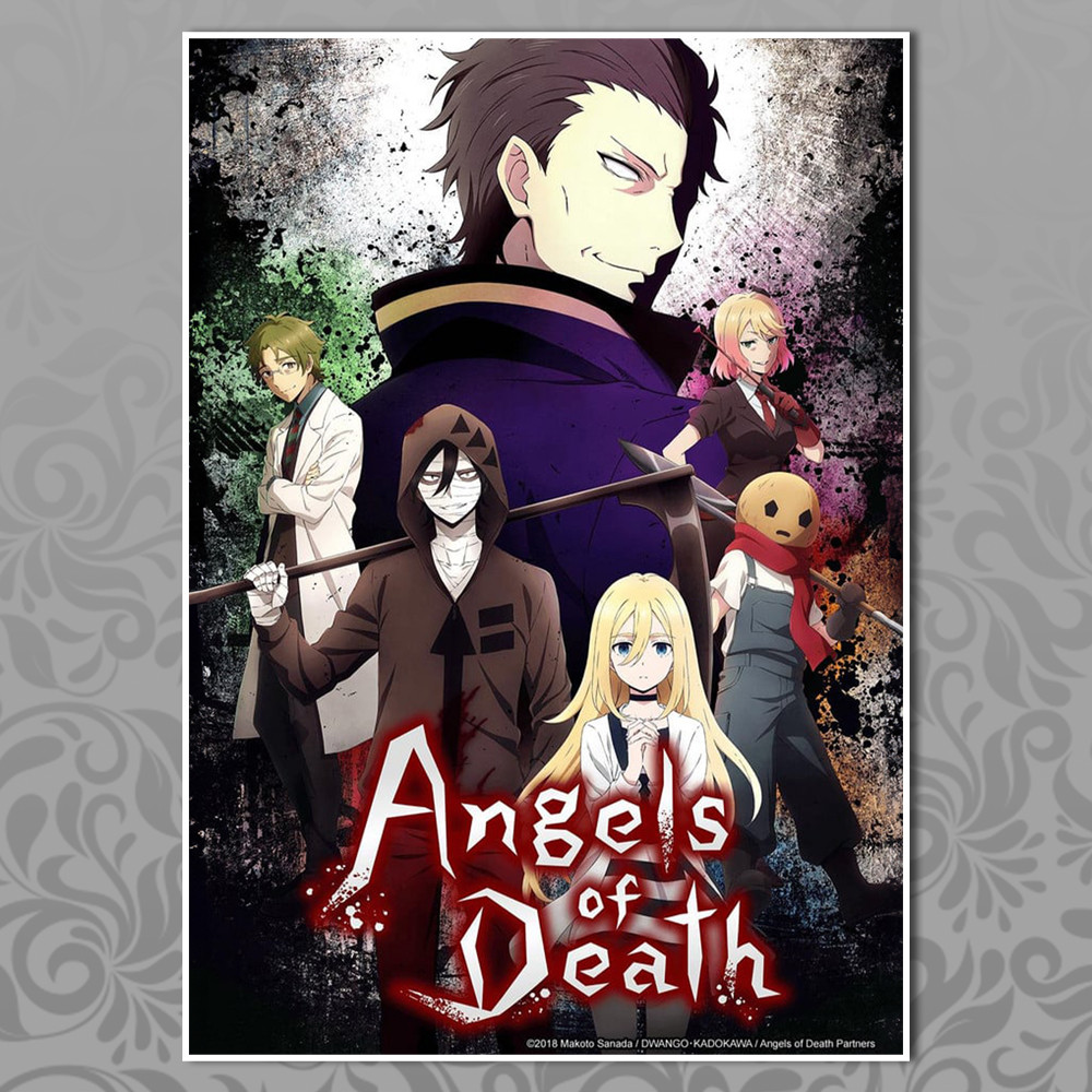 Плакат А4 Аніме Angels Of Death / Янголи смерті