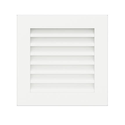 Вентиляційна решітка для каміна SAVEN Hide 17x17 біла, фото 1