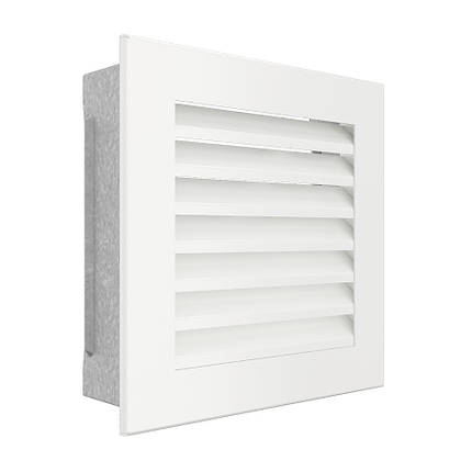 Вентиляційна решітка для каміна SAVEN Hide 17x17 біла, фото 3