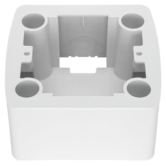 Коробка для зовнішнього монтажу одинарна (білий) Viko Carmen, фото 1