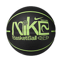 М'яч баскетбольний NIKE EVERYDAY PLAYGROUND 8P GRAPHIC DEFLATED N.100.4371.060, Чорний, Розмір (EU) — 7