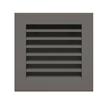 Вентиляційна решітка для каміна SAVEN Hide 17x17 графітова, фото 1