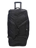Сумка на колесах гігант XL чорна 85х39х42см/134л/3.8кг/Snowball 371-82, фото 4