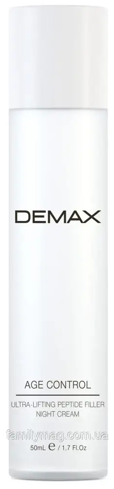 Нічний заповнюючий ліфтинг-крем з пептидами Ultra-Lifting Night Cream Peptide Peptide Filler Demax 50 мл
