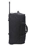 Сумка на колесах велика L чорна 75х36х38см/98л/3.6кг/Snowball 371-72, фото 3