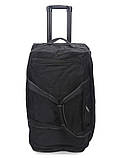 Сумка на колесах велика L чорна 75х36х38см/98л/3.6кг/Snowball 371-72, фото 2