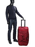 Сумка на колесах велика L червона 75х36х38см/98л/3.6кг/Snowball 371-52, фото 10