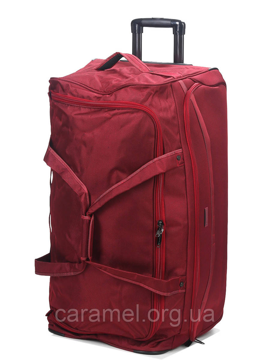 Сумка на колесах гігант XL червона 85х39х42/134л/3.8кг/Snowball 371-82