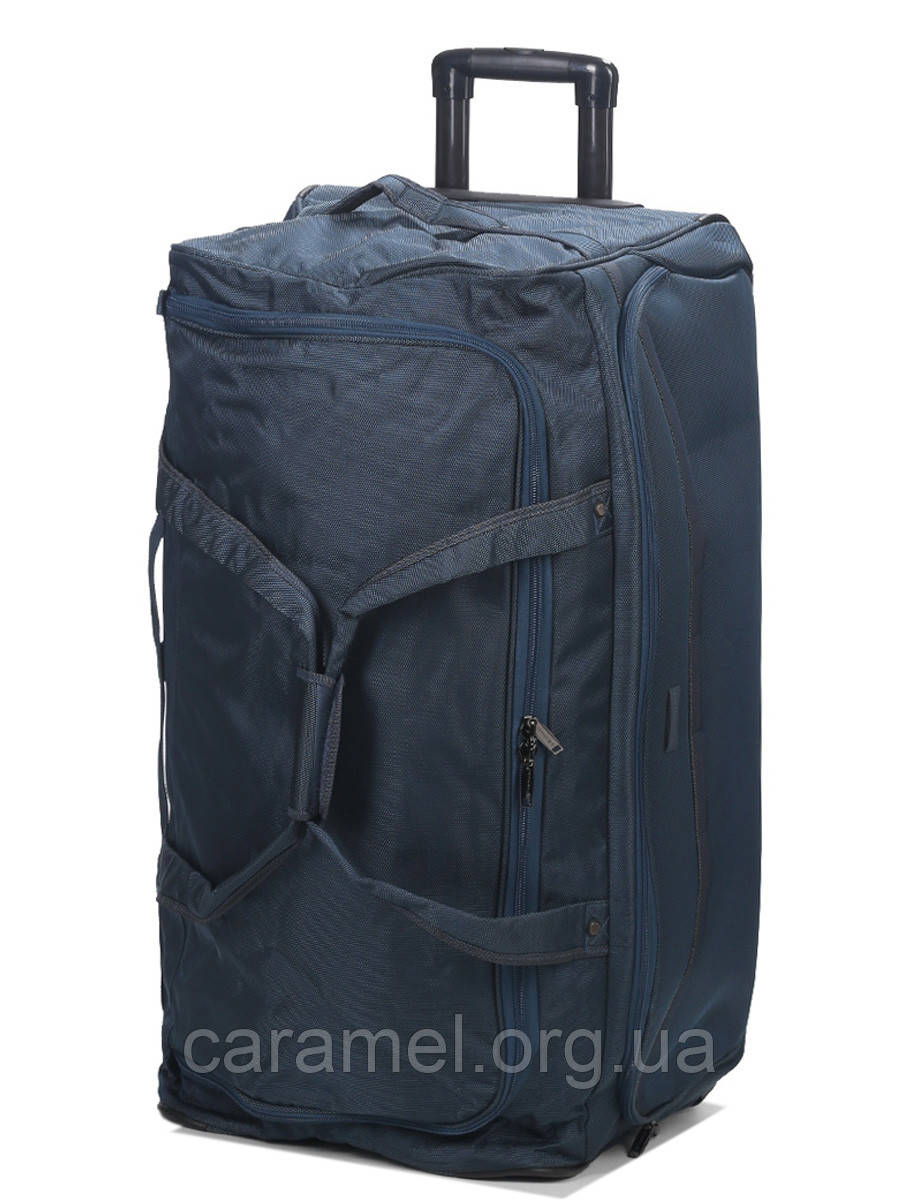 Сумка на колесах гігант XL синя 85х39х42см/134л/3.8кг/Snowball 371-82