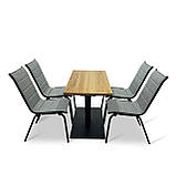 Набір для дачі стіл та стільці "Сіріус Light" 120 від Mix-Line, фото 2