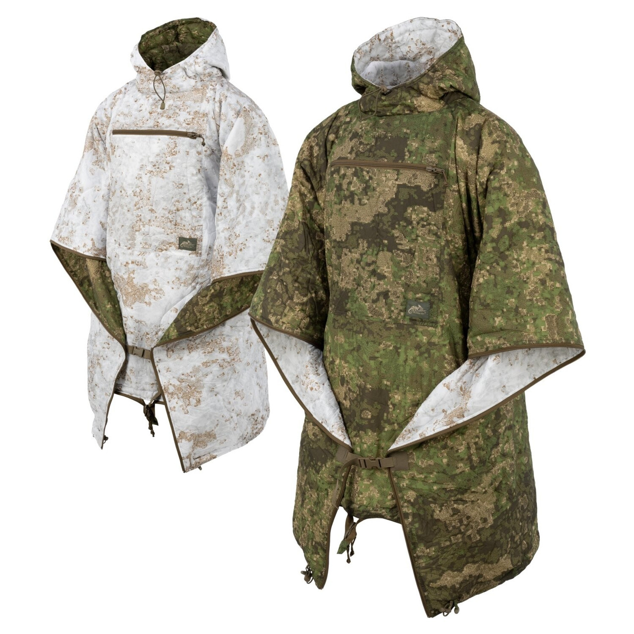 Пончо зимове реверсивне Helikon-Tex® Reversible Swagman Roll - Pencott Wildwood / Pencott Snowdrift