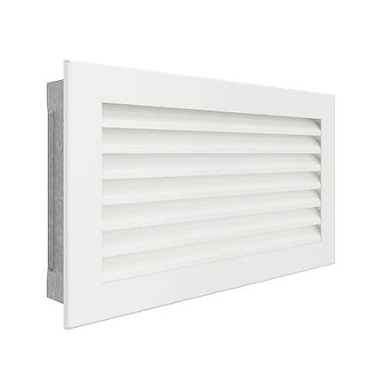 Вентиляційна решітка для каміна SAVEN Hide 17x30 біла, фото 3