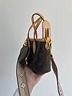 Жіноча сумка Луї Віттон коричнева Louis Vuitton Brown Monogram Neverfull BB, фото 4
