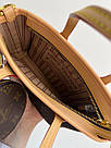 Жіноча сумка Луї Віттон коричнева Louis Vuitton Brown Monogram Neverfull BB, фото 5