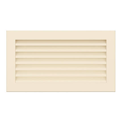 Вентиляційна решітка для каміна SAVEN Hide 17x30 кремова, фото 1