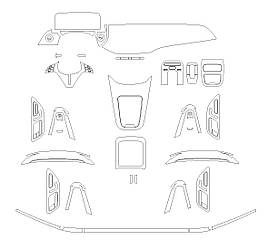 Комплект викройок для салону MERCEDES-BENZ E-CLASS 2024