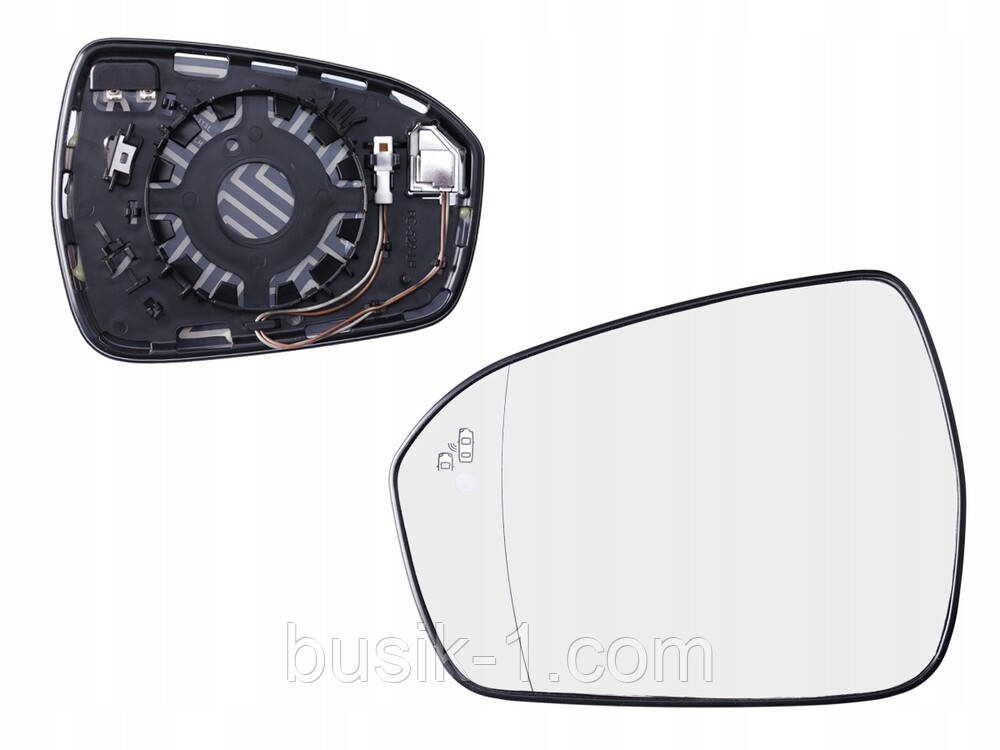Вкладиш дзеркала лівого (асферичний,підігрів,з функцією "side assist" ) Ford Mondeo 14-22, фото 1