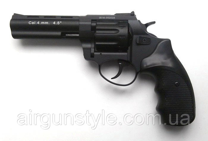 Револьвер під патрон Флобера Stalker 4.5" (Black)