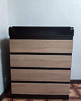 Удобный комод с пеленатором "Лайт" для детской комнаты, венге магия + дуб сонома