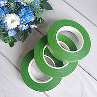 Тейп стрічка світло-зелена (флористична стрічка) 12 мм — 27 метрів