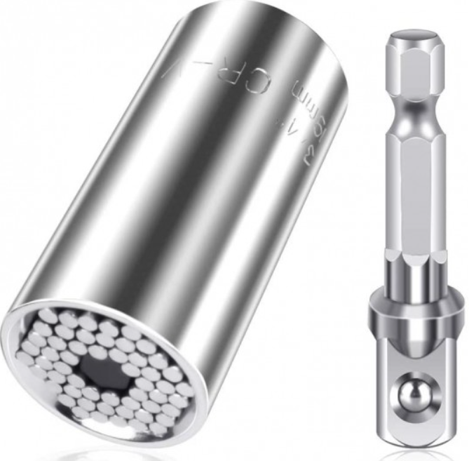 Головка голчаста універсальна (7-19 мм) з адаптером KBGlobal KB10128