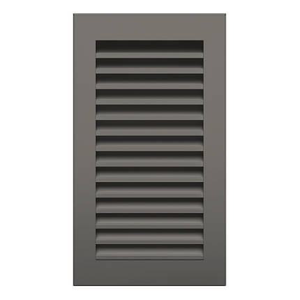 Вентиляційна решітка для каміна SAVEN Hide Vertical 30x17 графітова, фото 1