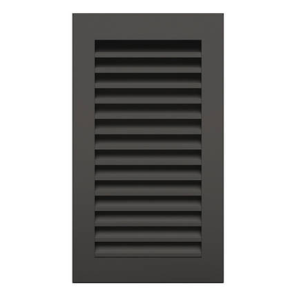 Вентиляційна решітка для каміна SAVEN Hide Vertical 30x17 чорна, фото 1