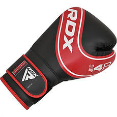 Боксерські рукавиці RDX 4B Robo Kids Red/Black 6 унцій (капа в комплекті), фото 4