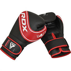 Боксерські рукавиці RDX 4B Robo Kids Red/Black 6 унцій (капа в комплекті), фото 5