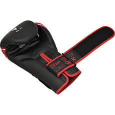 Боксерські рукавиці RDX 4B Robo Kids Red/Black 6 унцій (капа в комплекті), фото 6