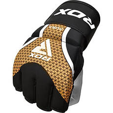 Рукавиці для ММА RDX AURA PLUS T-17 Black Golden S (капа у комплекті), фото 6