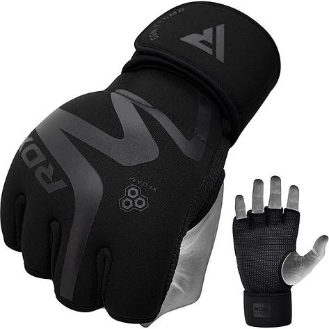 Рукавиці неопренові RDX T15 Noir Inner Matte Black XL, фото 1