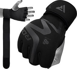 Рукавиці неопренові RDX T15 Noir Inner Matte Black XL, фото 4