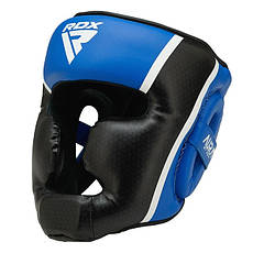 Боксерський шолом RDX AURA PLUS T-17 Blue/Black XL (капа у комплекті), фото 3