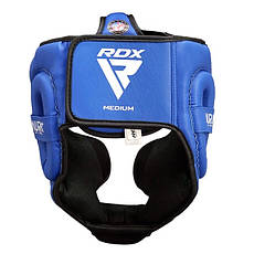 Боксерський шолом RDX AURA PLUS T-17 Blue/Black XL (капа у комплекті), фото 6